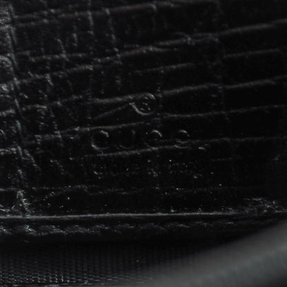 Gucci Monogram Web Horsebit Continental Wallet Black 6 of 7