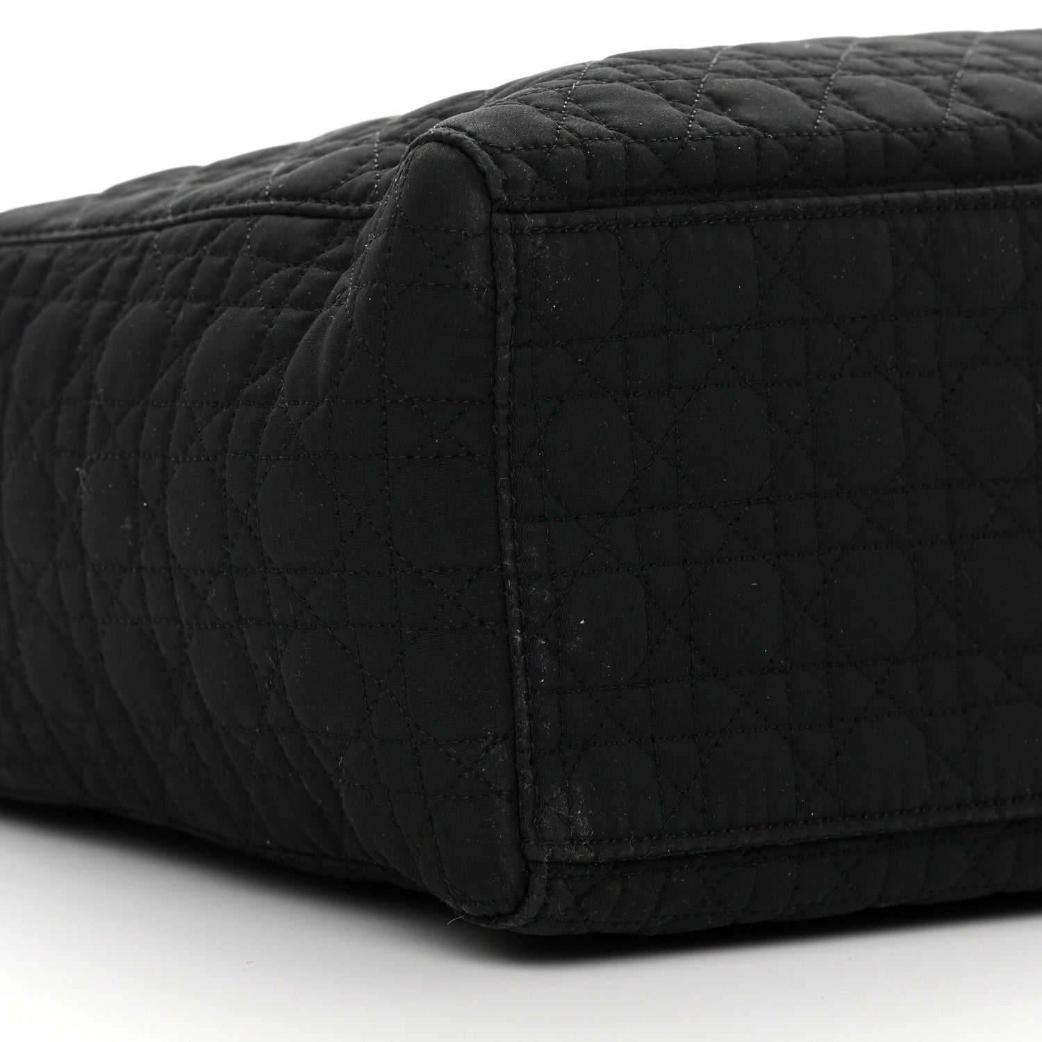 Christian Dior Nylon Cannage Large Lady Dior Black 9 of 13