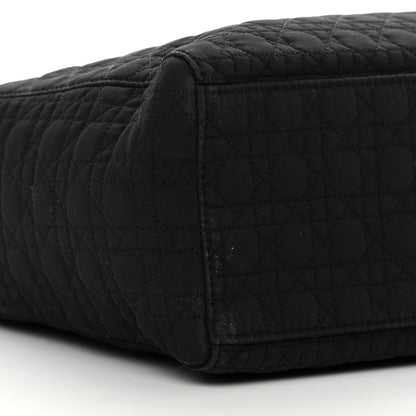 Christian Dior Nylon Cannage Large Lady Dior Black 9 of 13