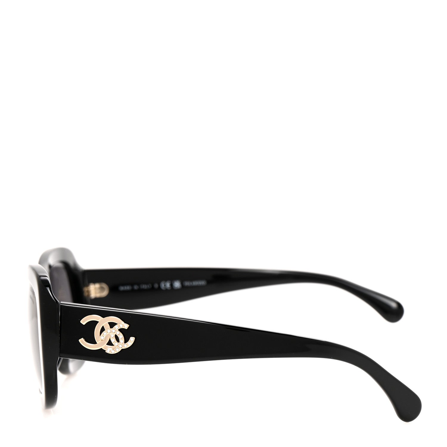 Chanel Acetate Polarized CC Sunglasses 5468-B-A Black 1755509