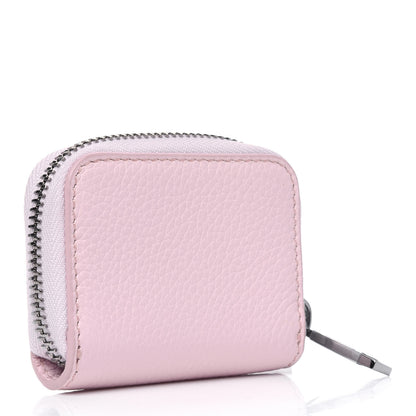 Christian Dior Grained Calfskin Playful Coin Holder Pink 2 of 4