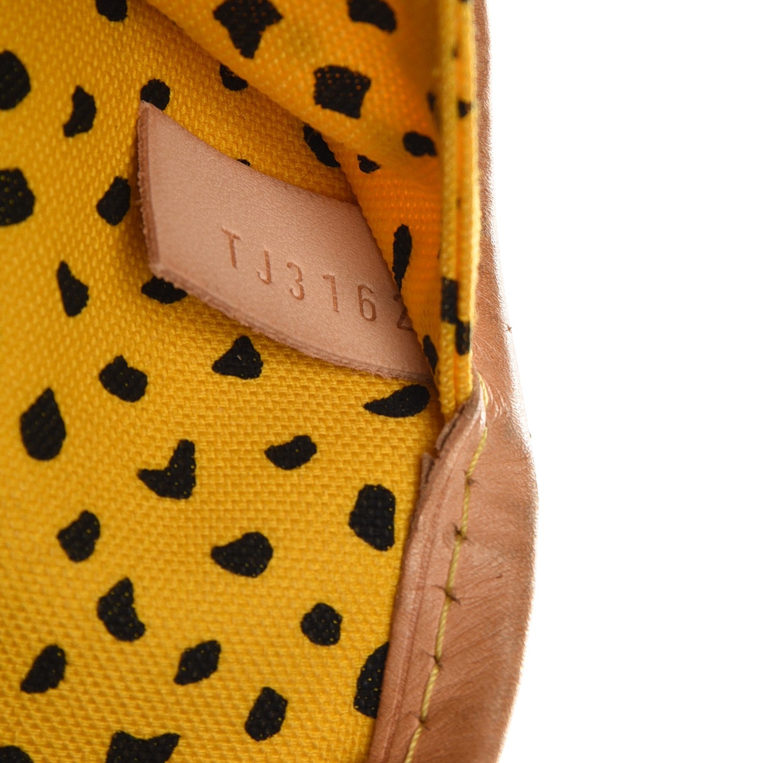 Louis Vuitton Monogram Kusama Waves Neverfull MM Yellow 7 of 9