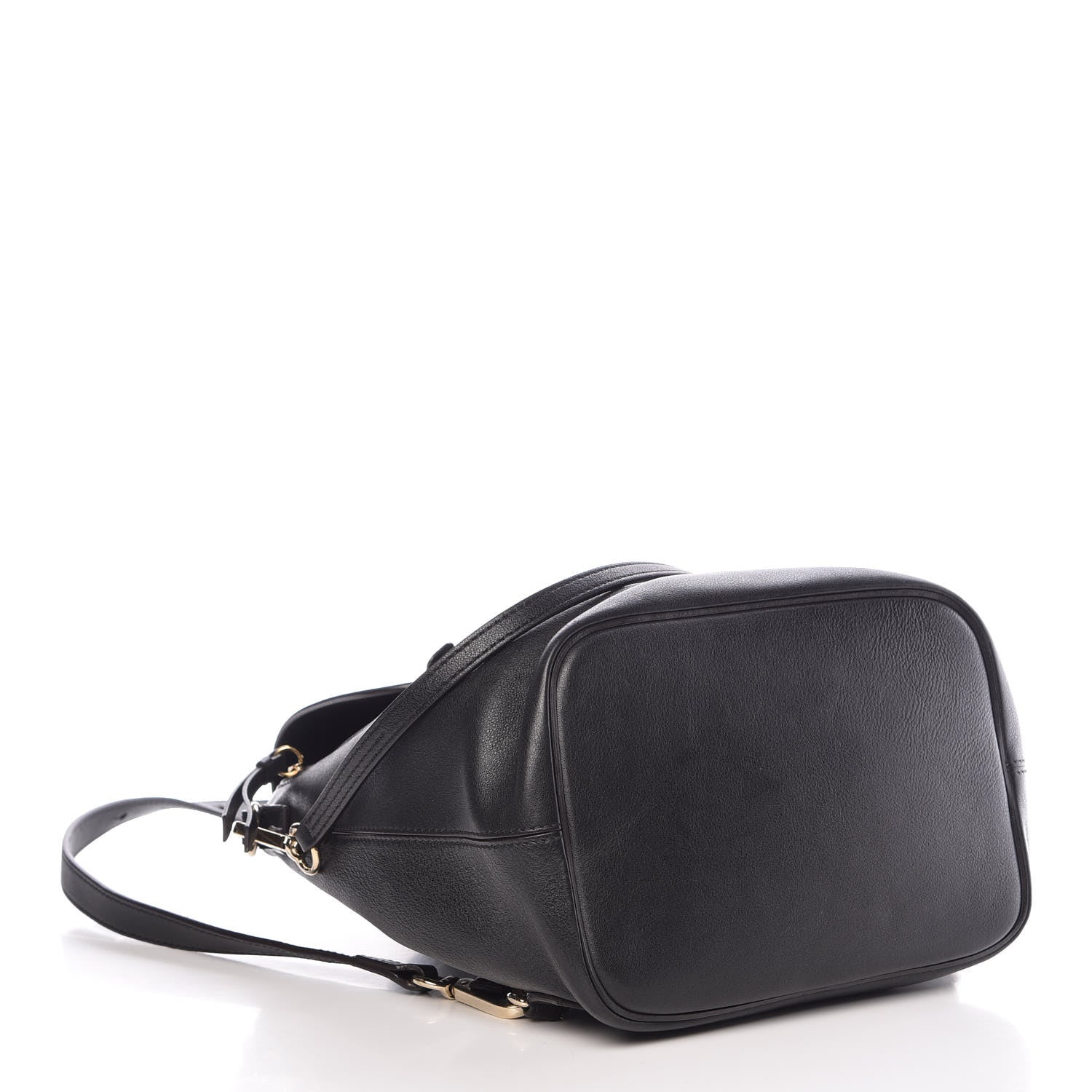 Chloe Suede Calfskin Medium Faye Backpack Black 4 of 9