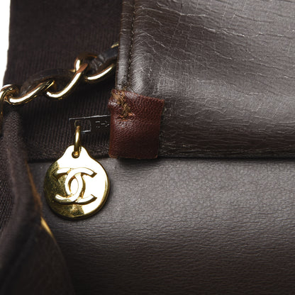 Chanel Jersey Quilted Medium Single Flap Brown 11 of 12