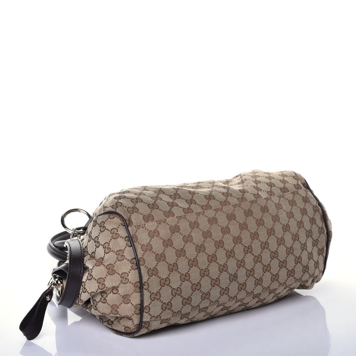 Monogram Medium Sukey Boston Bag Brown
