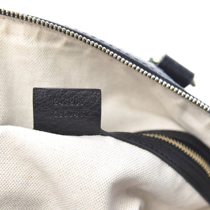 Gucci Calfskin Vintage Web Medium Boston Black 7 of 15