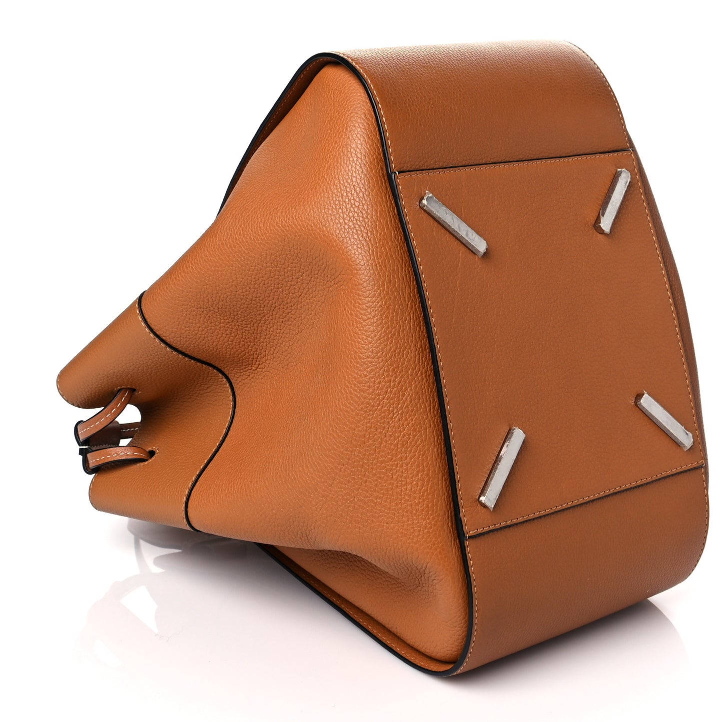 Calfskin Medium Hammock Shoulder Bag Light Caramel