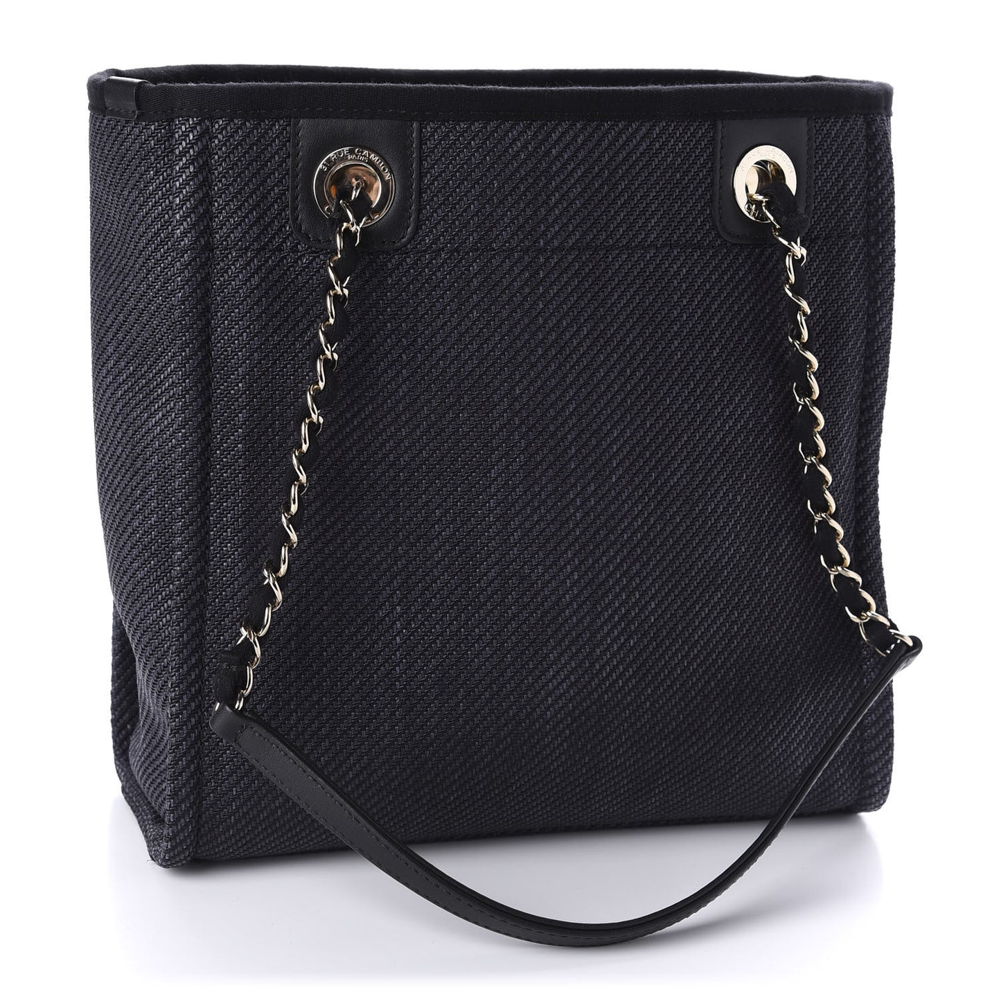 Canvas Mini Deauville Tote Black