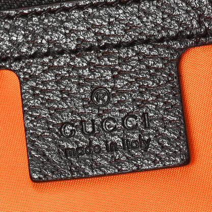 Gucci Econyl Nylon Monogram Off The Grid Utility Pocket Backpack Carrot Orange Black 6 of 10