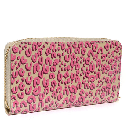 Louis Vuitton Vernis Leopard Zippy Wallet Blanc Corail 3 of 7