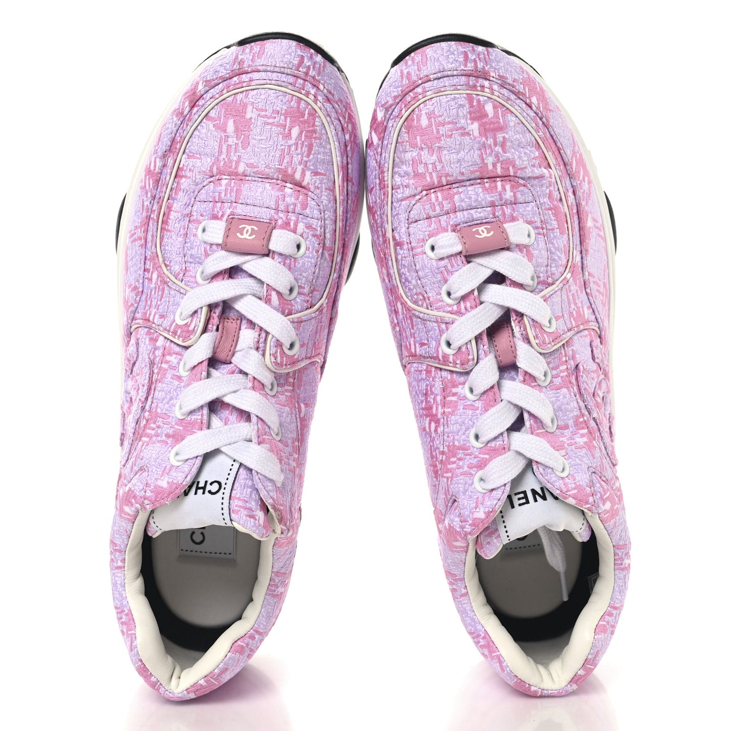 Tweed CC Sneakers 39 Pink