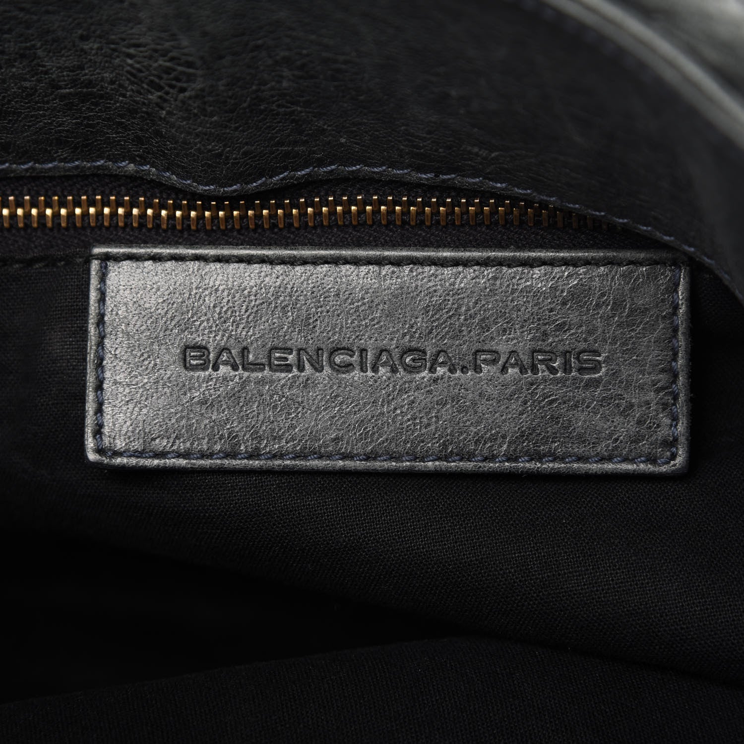 Balenciaga Agneau Classic Hardware Folk Messenger Anthracite 8 of 9