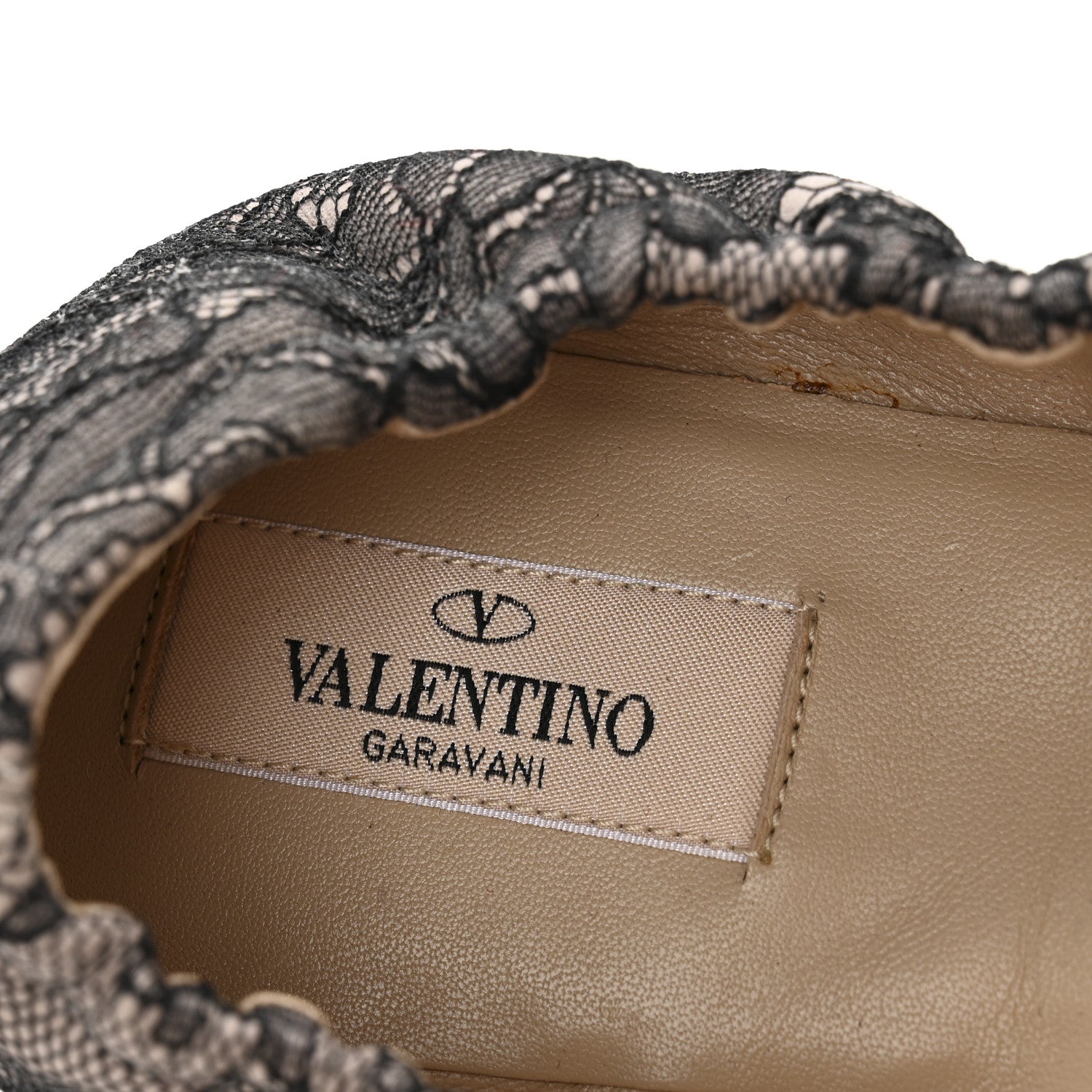 Valentino Garavani Lace Ballerina Flats 40 Black 8 of 10