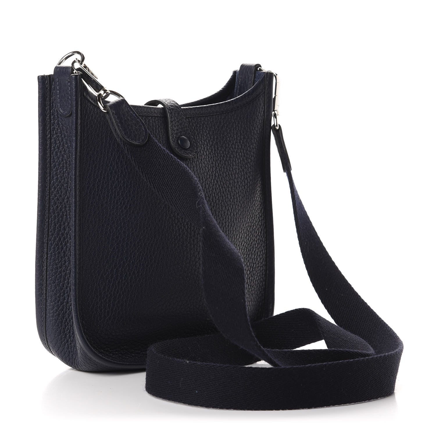 Hermes Taurillon Clemence Evelyne TPM Bleu Nuit 3 of 11