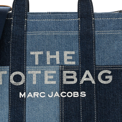 Marc Jacobs Denim Canvas Medium The Tote Bag Blue 8 of 10