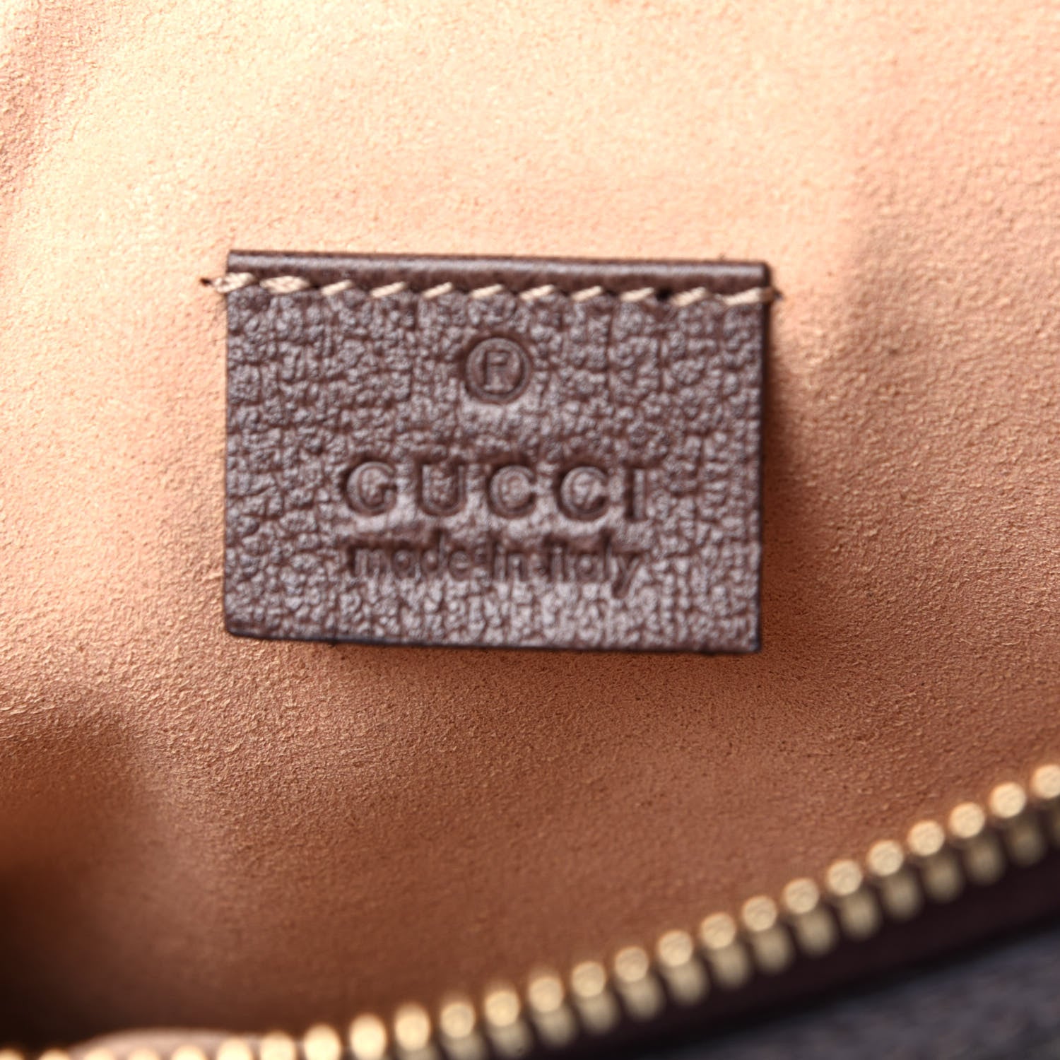Gucci GG Supreme Monogram Large Ophidia Pouch Clutch Brown 8 of 10
