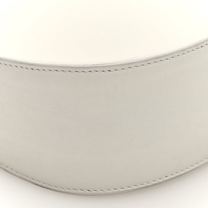 The Row Smooth Calfskin Half Moon Shoulder Bag New Ivory 8 of 10