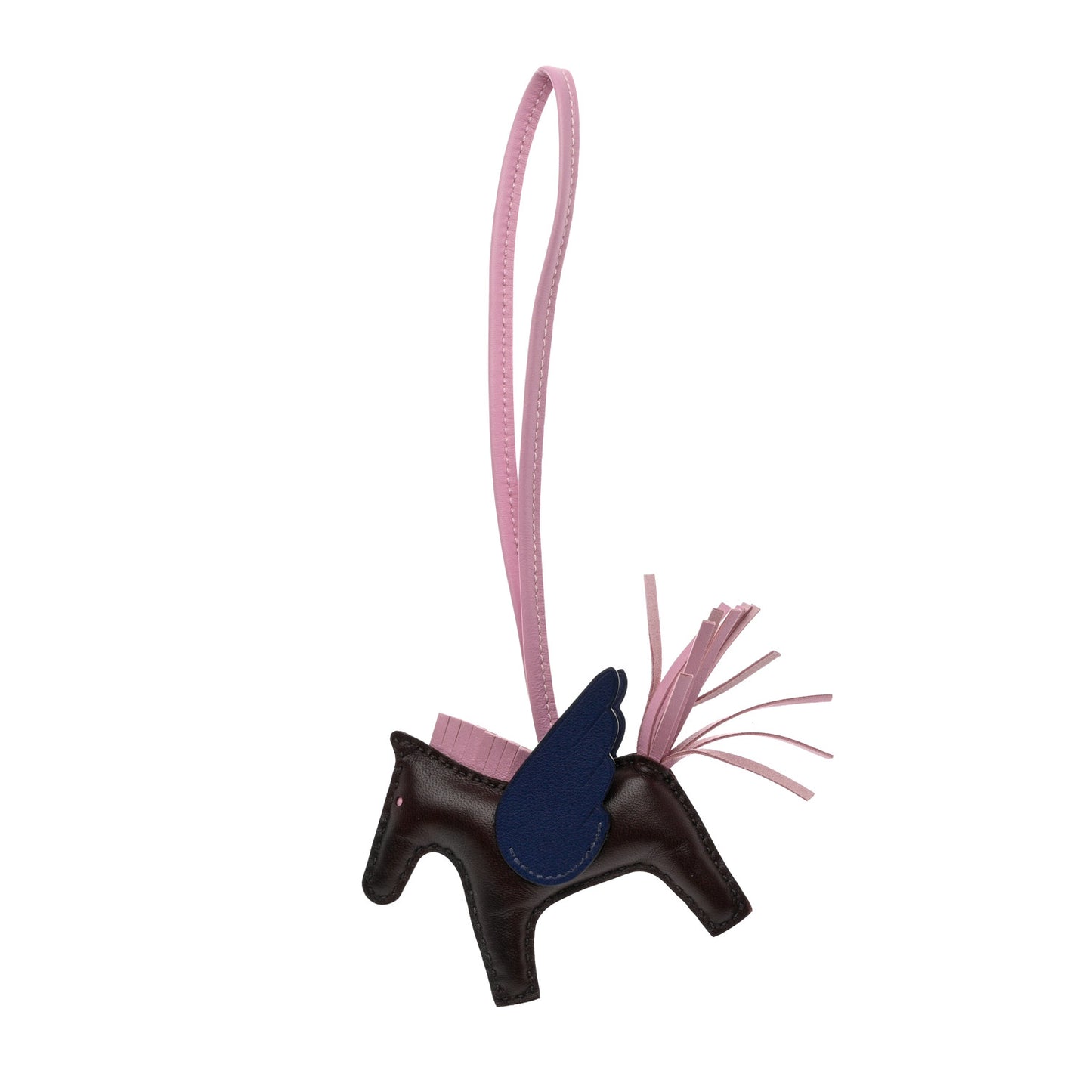 Milo Lambskin Grigri Rodeo Pegase Horse Bag Charm PM Rouge Sellier Mauve Sylvestre Bleu Saphir