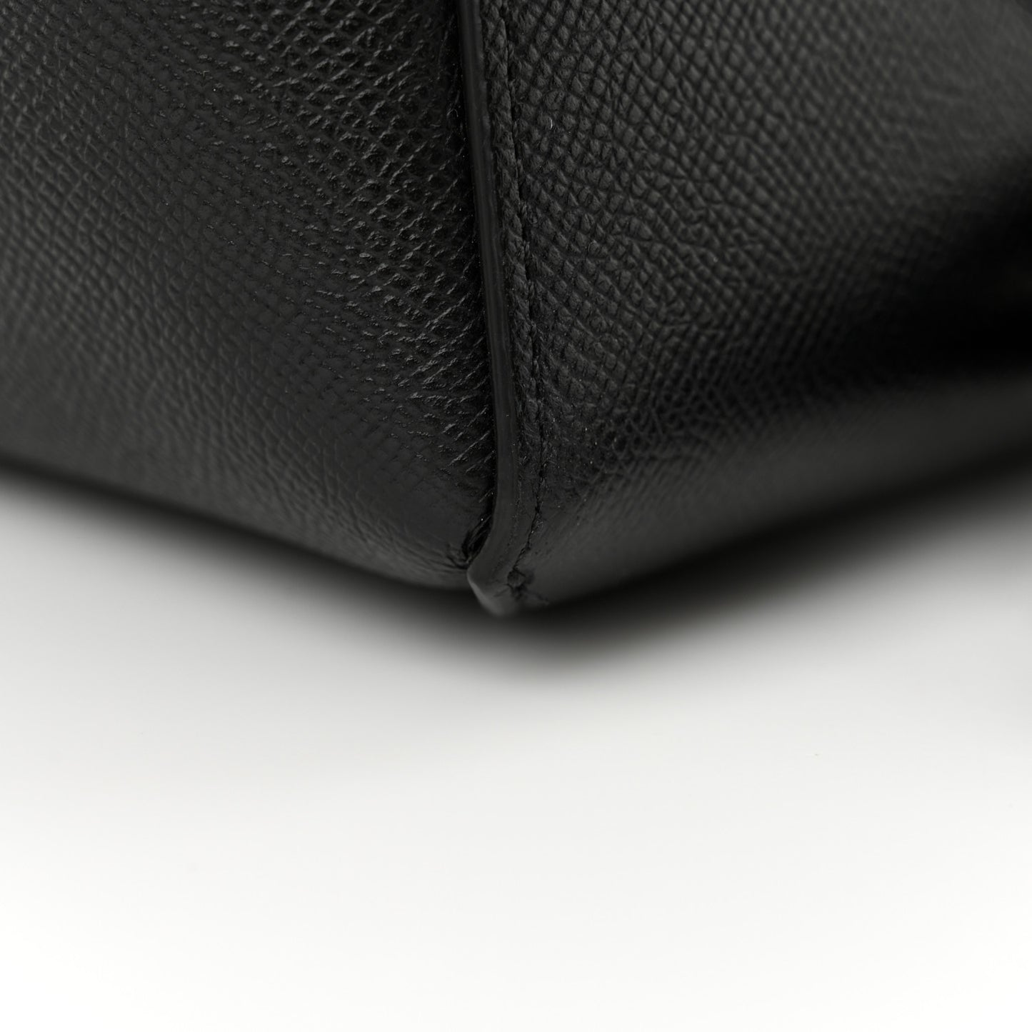 Grained Calfskin Nano Belt Bag Black