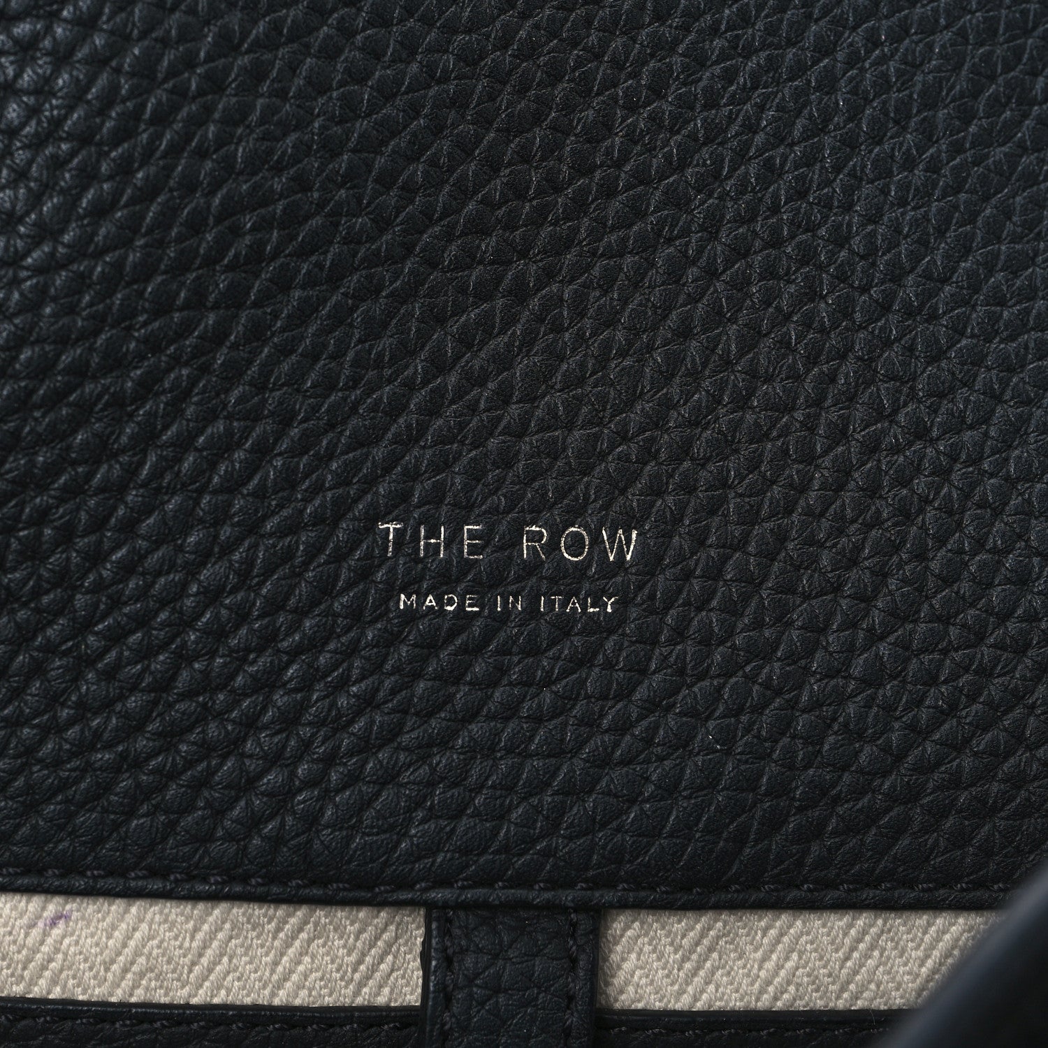 The Row Matte Grained Calfskin Soft Margaux 15 Black 6 of 12
