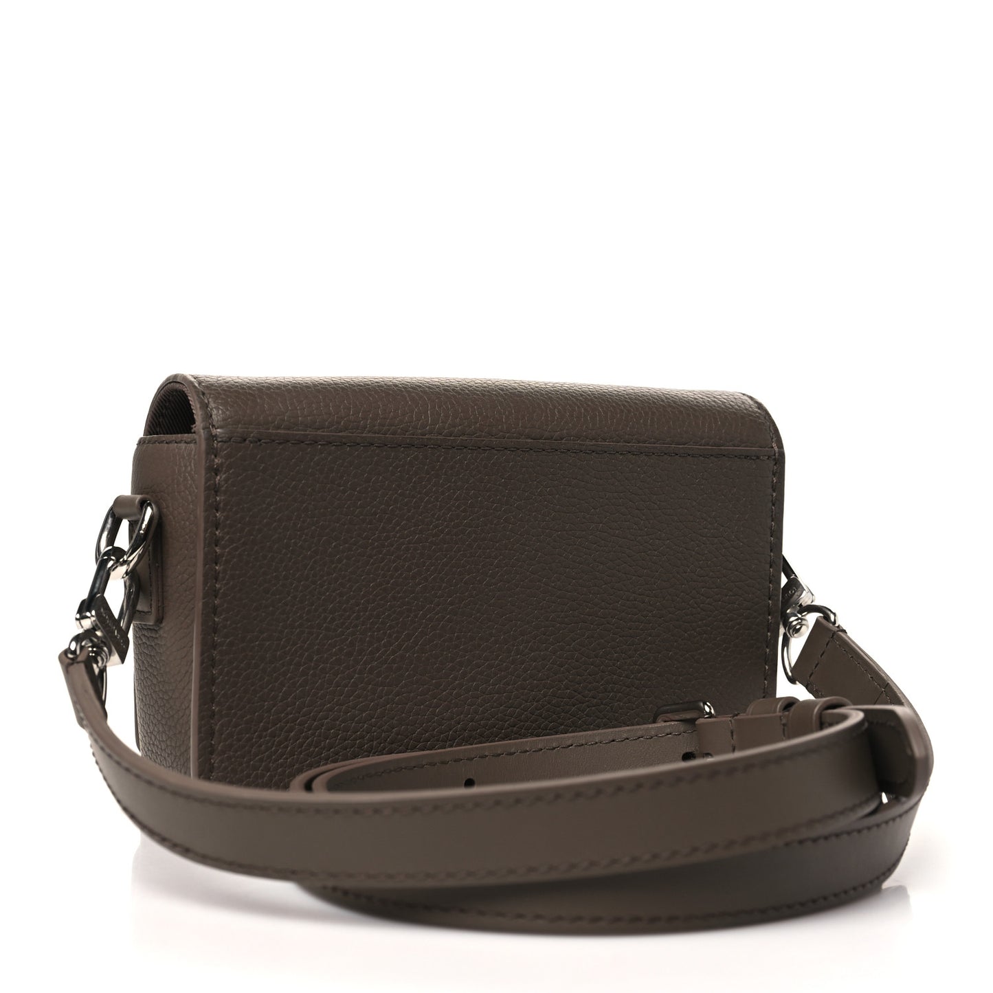 Calfskin Aerogram Fastline Wearable Wallet Moka Brown