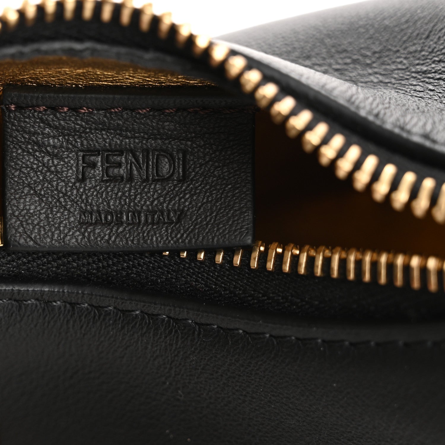 Fendi Vitello Grace Matte Nano Fendigraphy Hobo Charm Black 6 of 9
