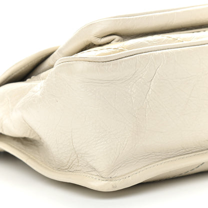 Saint Laurent Crinkled Calfskin Matelasse Monogram Large Niki Chain Satchel Ivory 8 of 12