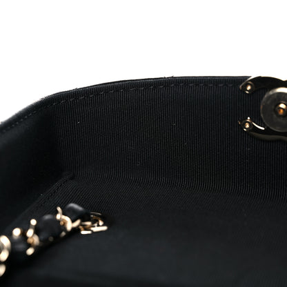 Chanel Lambskin Quilted Small Box Bag Black 12 of 14