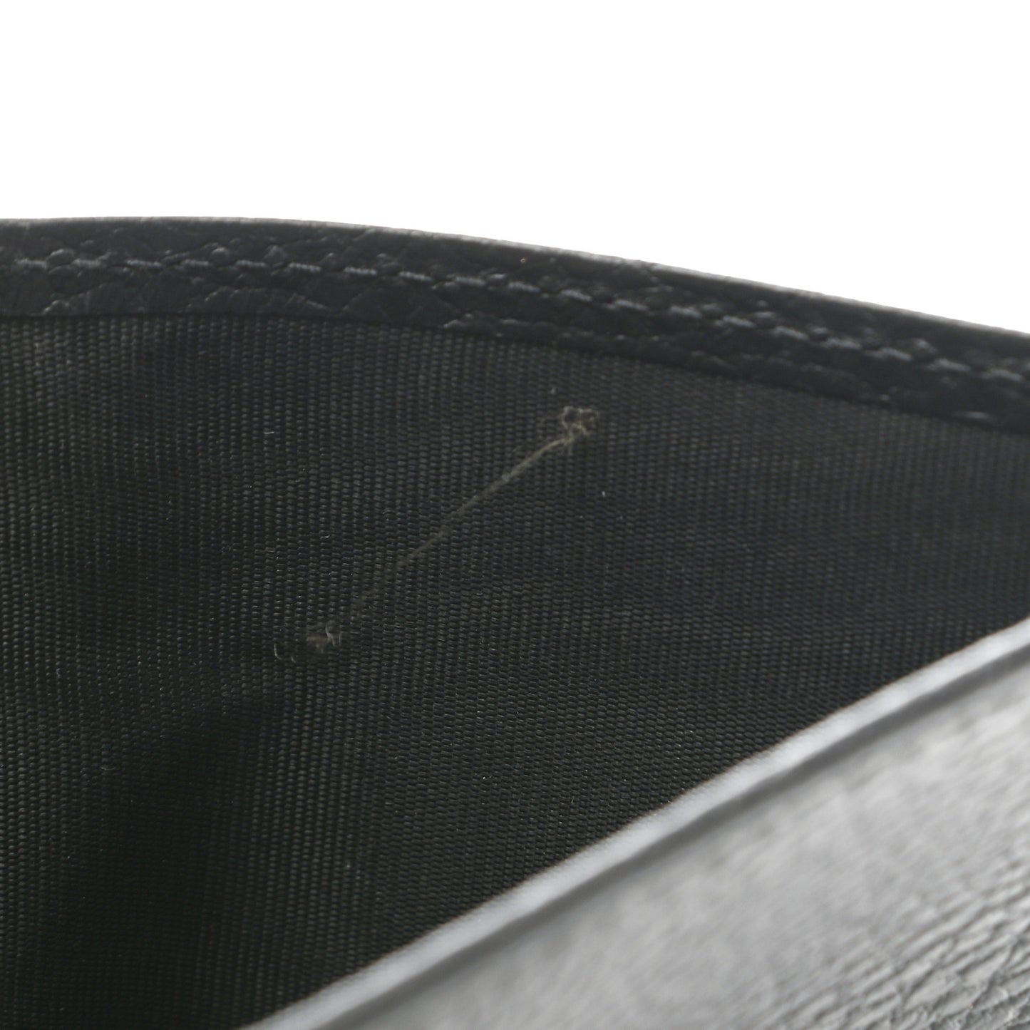 Dollar Calfskin Double G French Flap Wallet Black