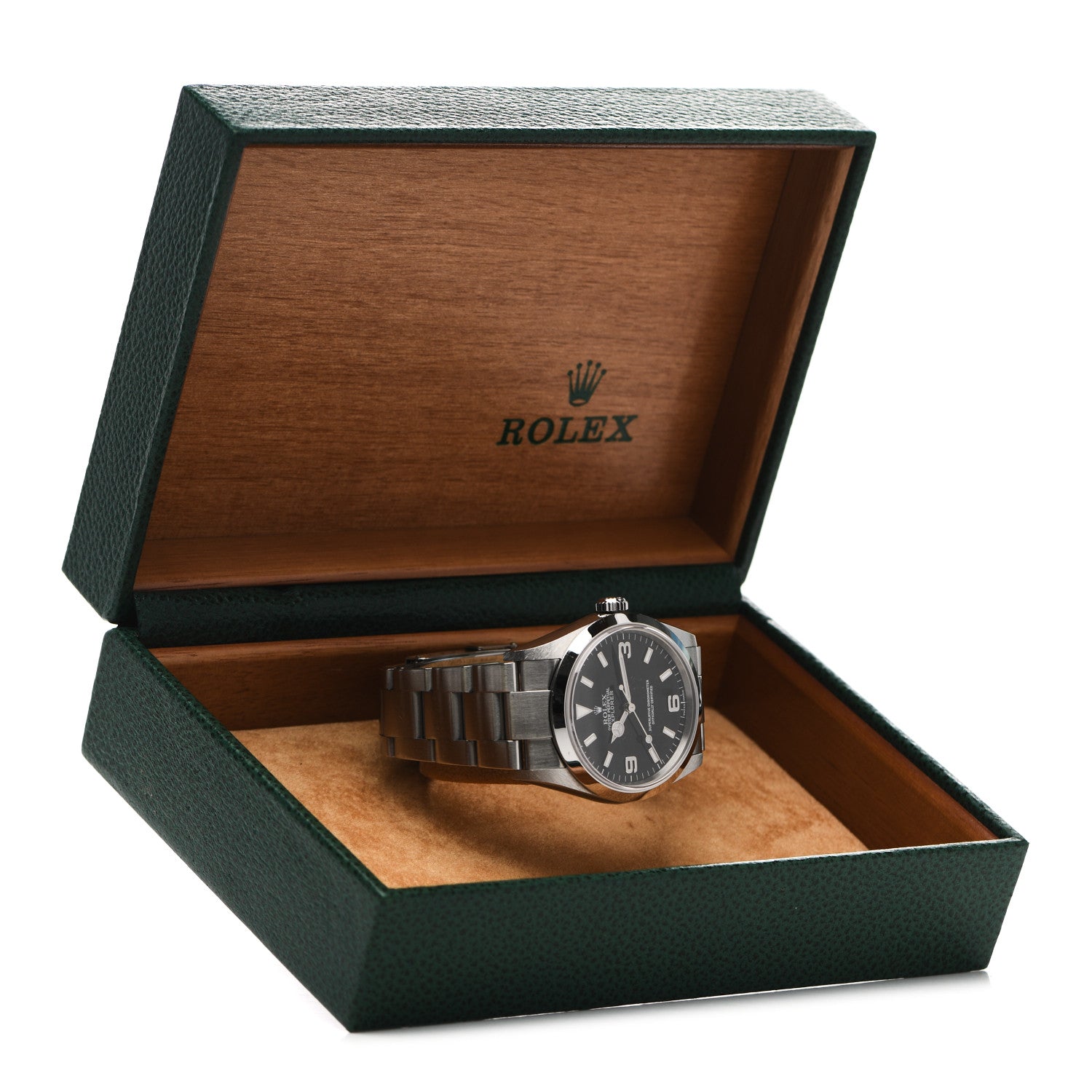 Rolex Stainless Steel 36mm Oyster Perpetual Explorer Watch Black 114270 5 of 5