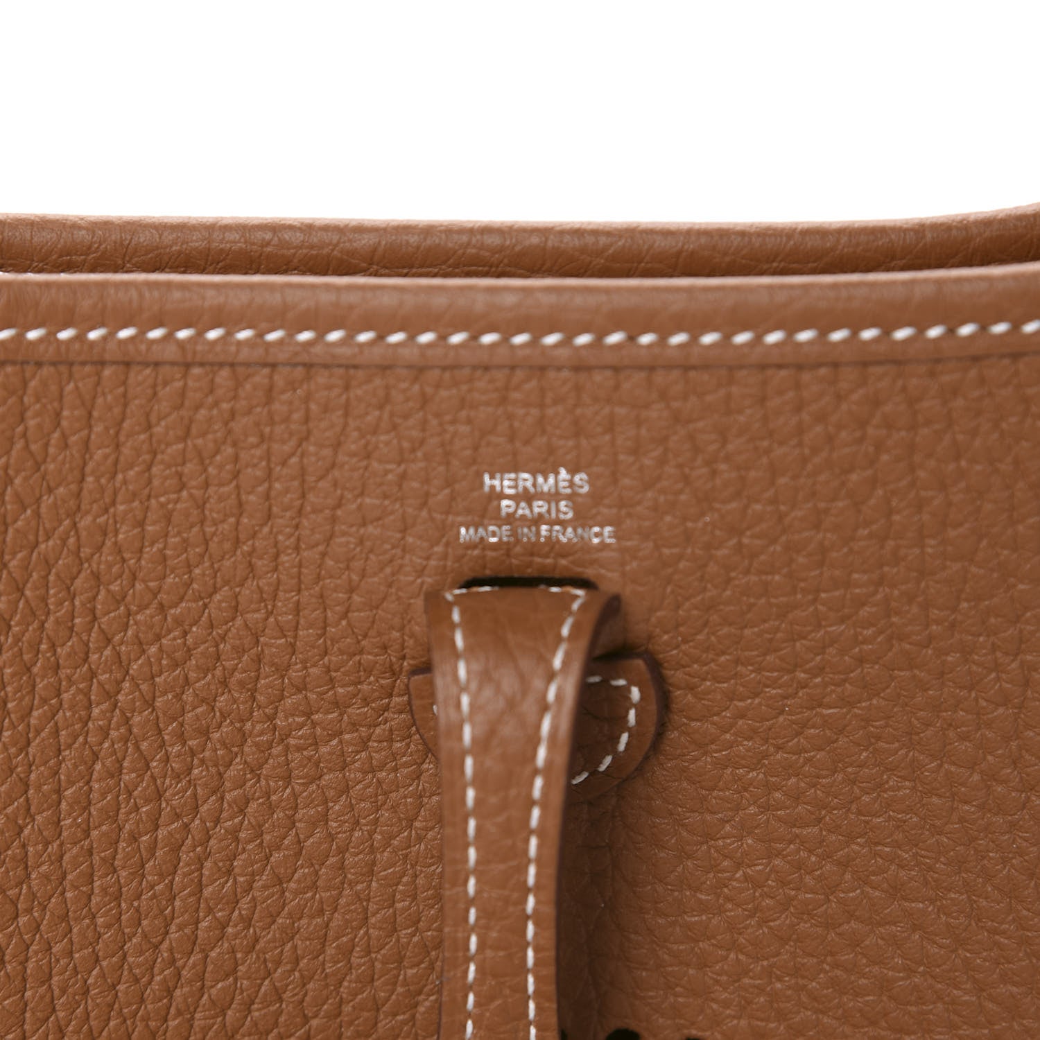 Hermes Taurillon Clemence Evelyne TPM Gold 8 of 10