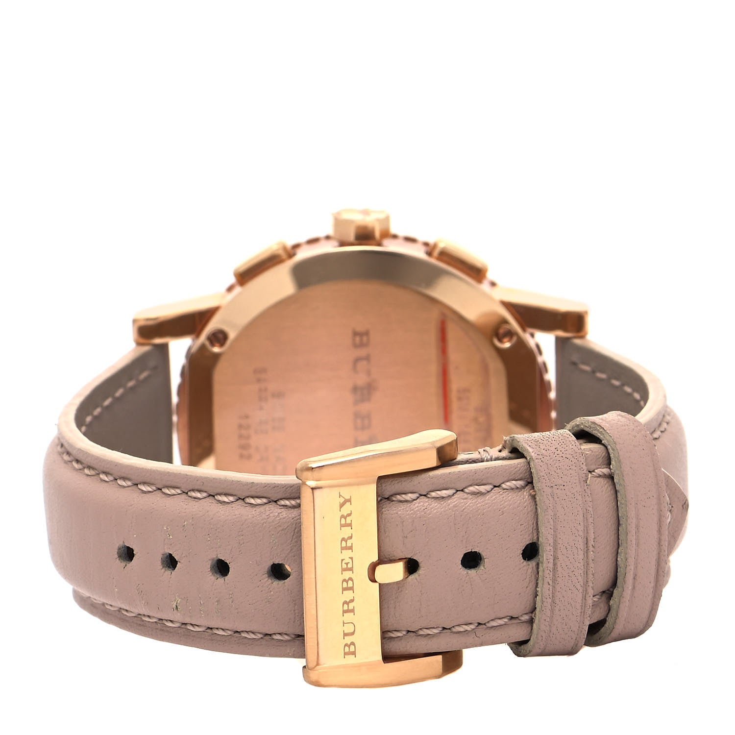 Burberry Stainless Steel Calfskin 38mm Chronograph Quartz Watch Rose BU9704 3 of 4