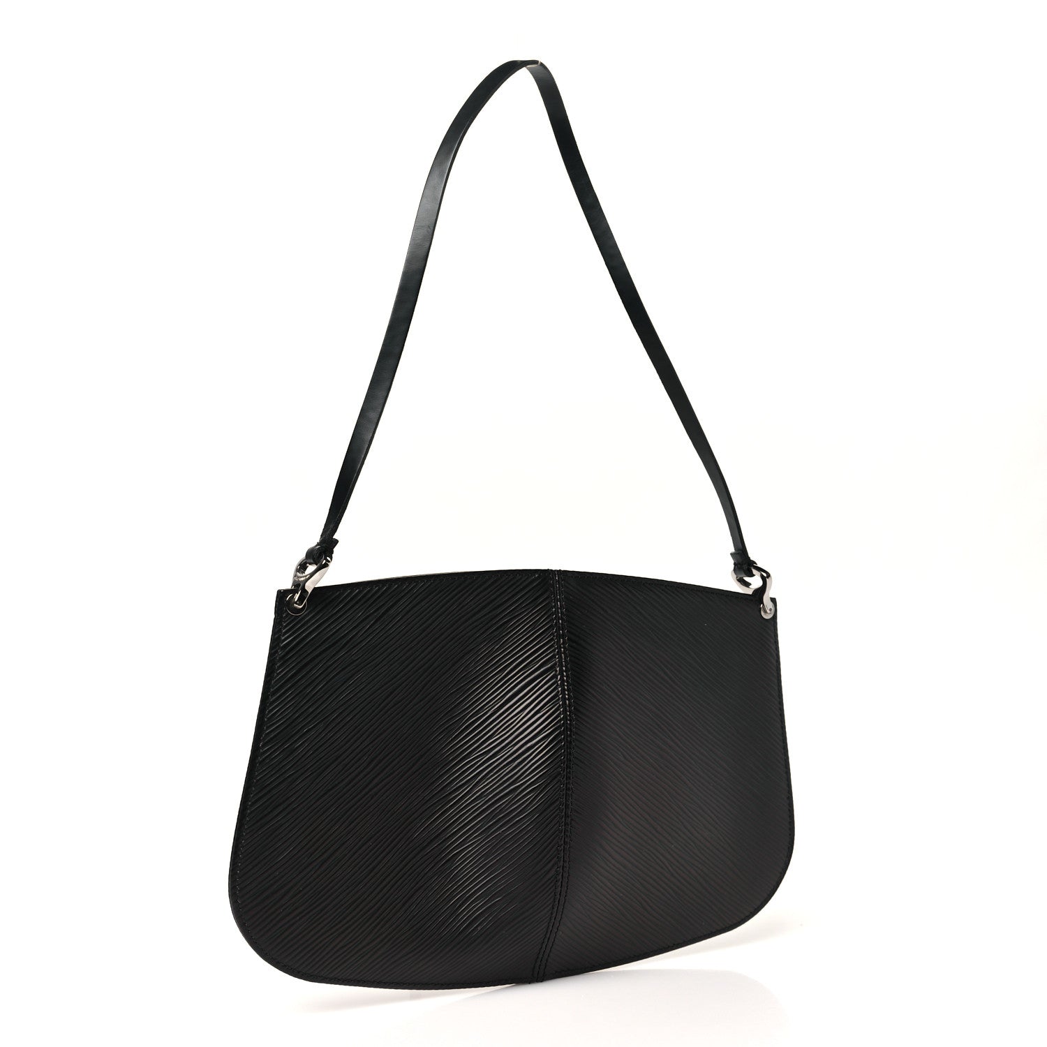 Louis Vuitton Epi Demi Lune Pochette Black 3 of 11