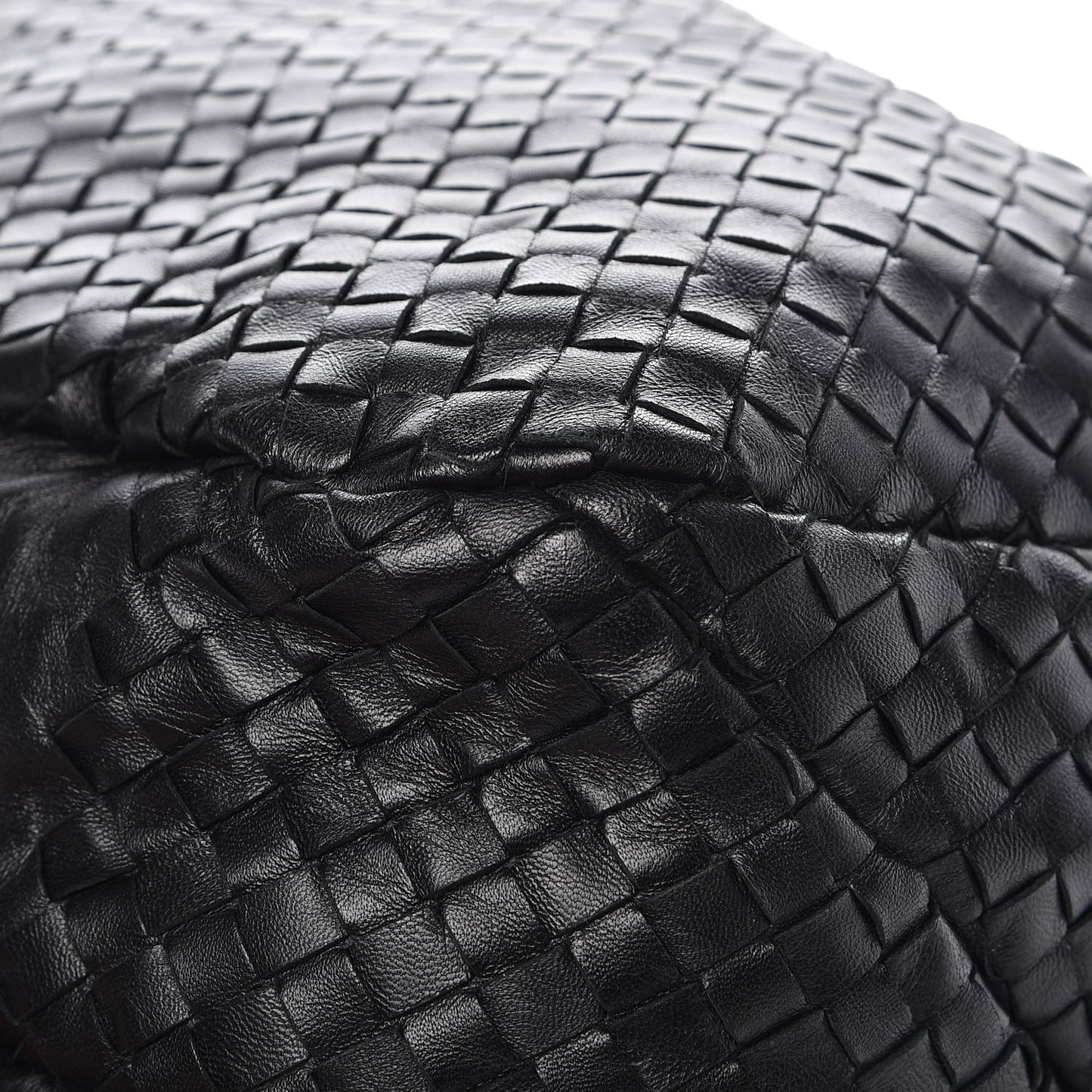 Nappa Intrecciato Large Campana Black