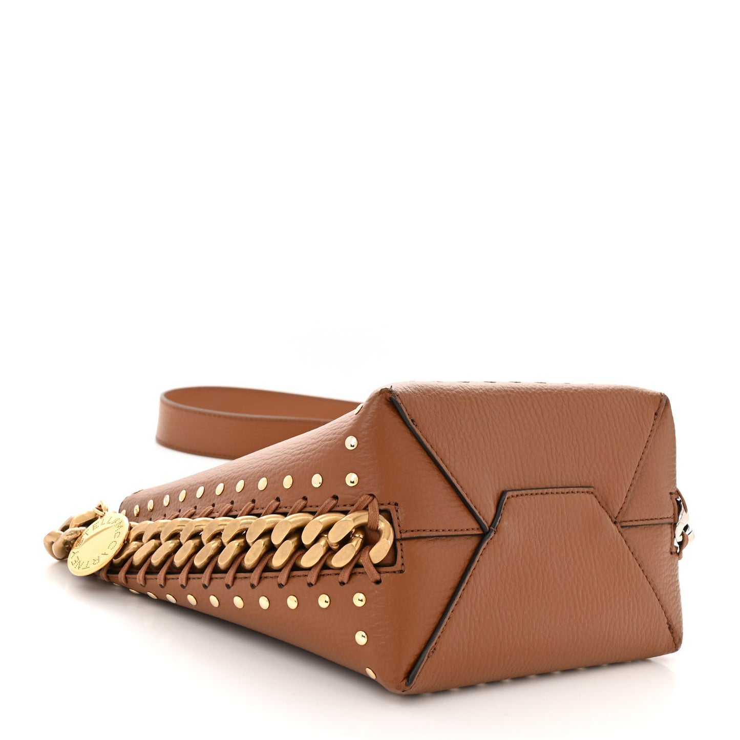 Eco Alter Nappa Studded Frayme Bucket Pecan