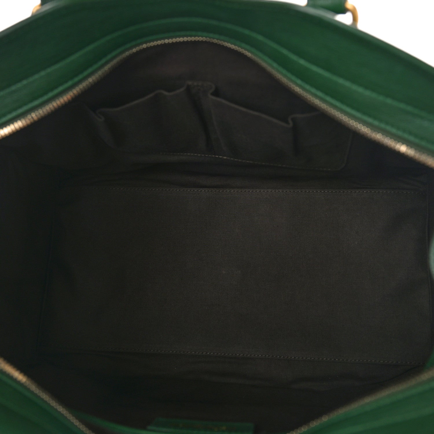 Saint Laurent Sheepskin Medium Cabas ChYc Tartan Green 5 of 10