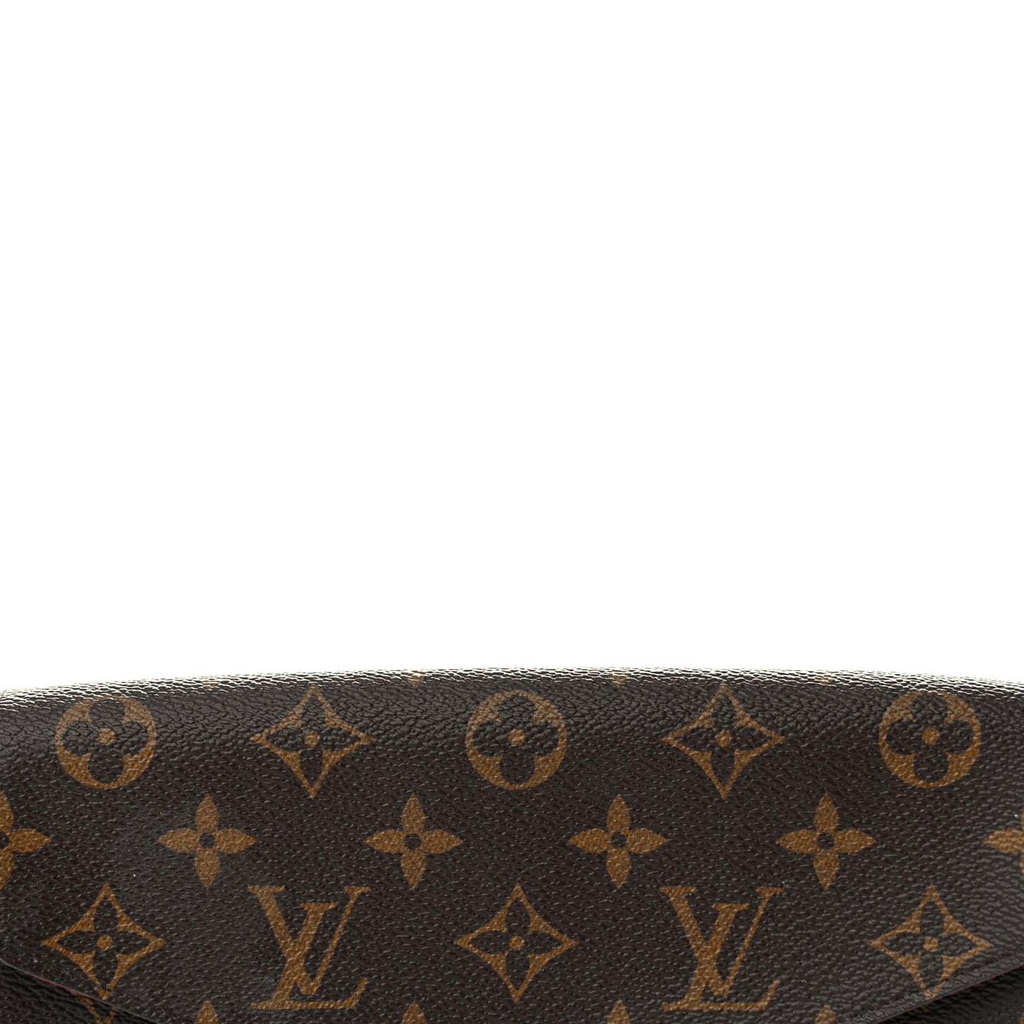 Monogram Pochette Felicie Chain Wallet Fuchsia