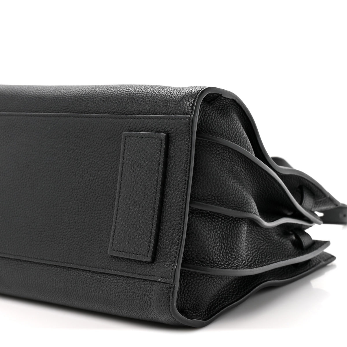 Grained Calfskin Small Supple Sac De Jour Black