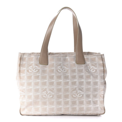 Chanel Nylon Medium Travel Tote Beige 1 of 16