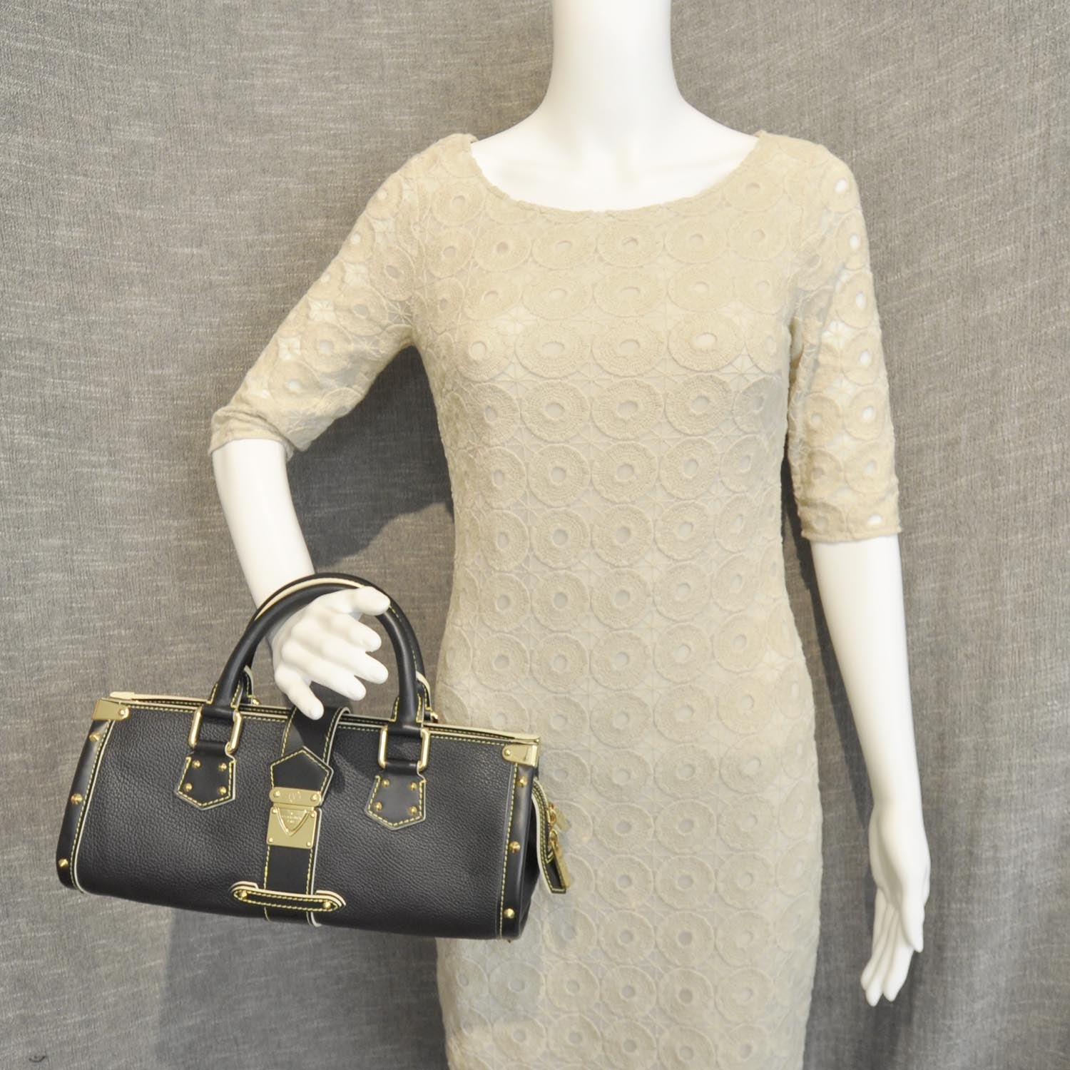 Louis Vuitton Suhali L Epanoui PM Black 2 of 9