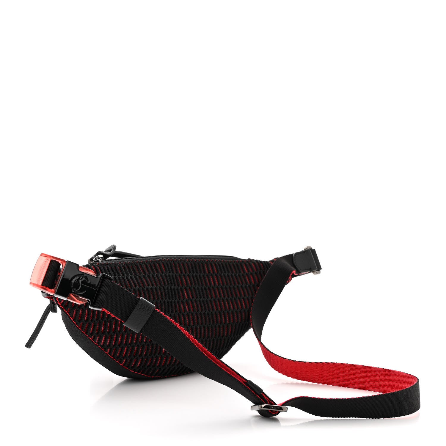 Christian Louboutin Calfskin Paris NYC Belt Bag Black 3 of 11