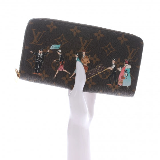 Monogram Illustre Zippy Wallet Rose
