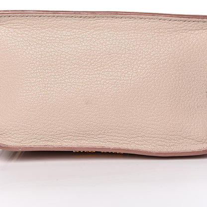 Miu Miu Goatskin Madras Mini Top Handle Bag 12 of 14