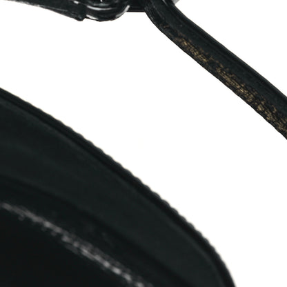 Saint Laurent Patent Calfskin Opyum 110 Sandals 41 Black 9 of 9