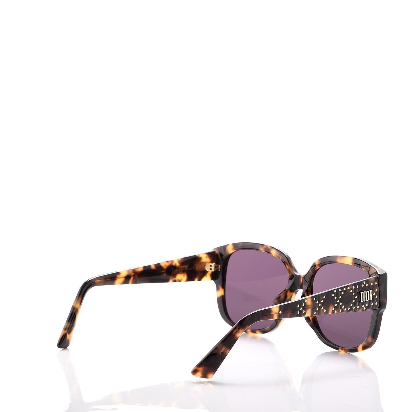 Lady Dior Studs Sunglasses Dark Havana
