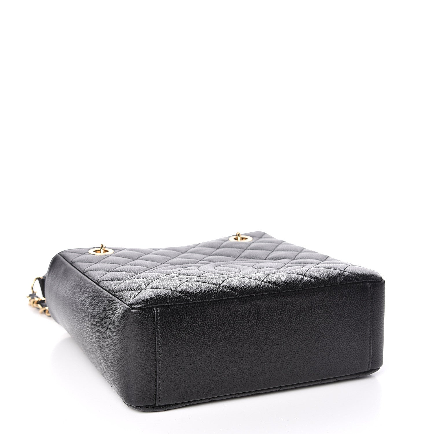 Chanel Caviar Quilted Petit Shopping Tote PST Black 4 of 11