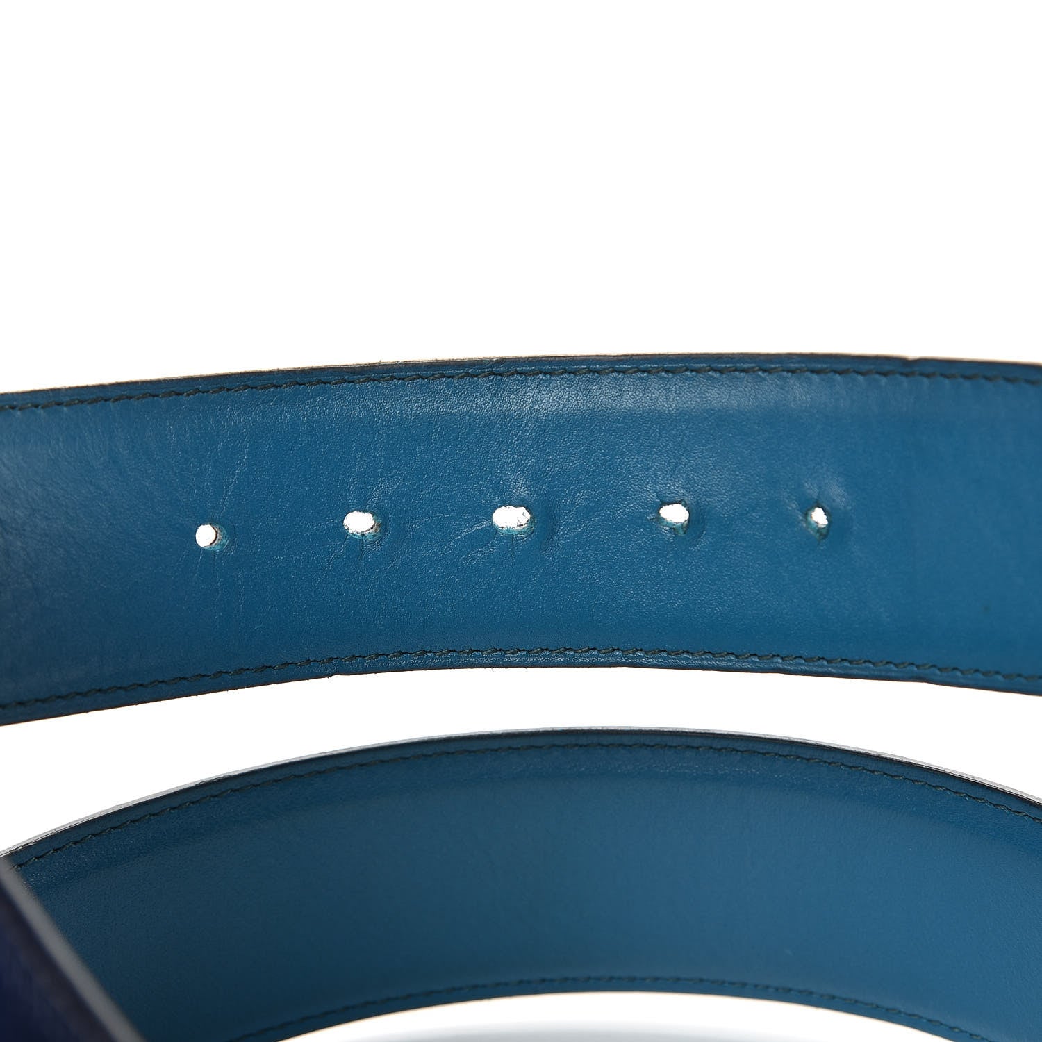 Hermes Epsom Tadelakt 42mm Constance 2 Belt 85 Bleu Izmir Bleu Sapphire 7 of 8