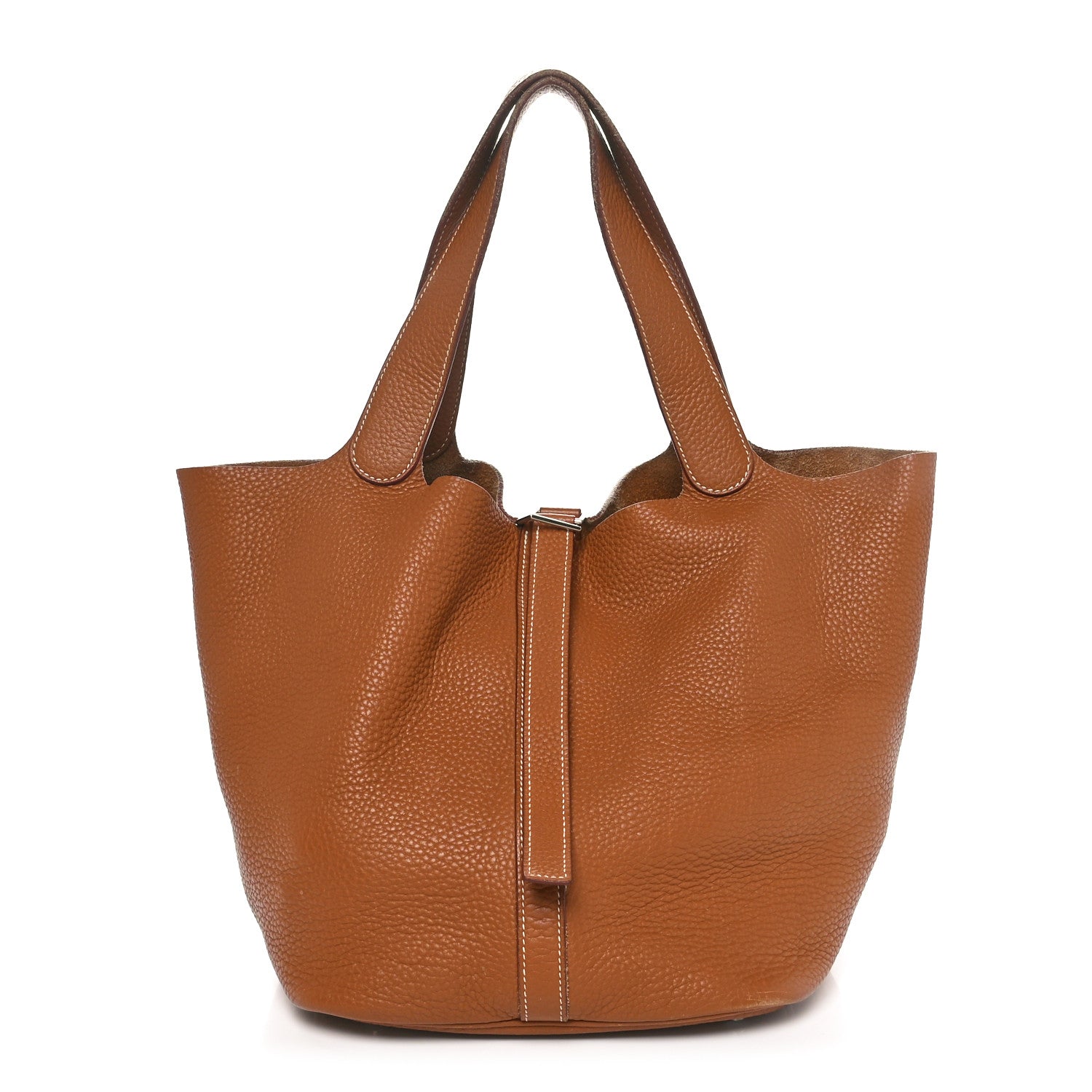 Hermes Taurillon Clemence Picotin 26 GM Gold 1 of 12