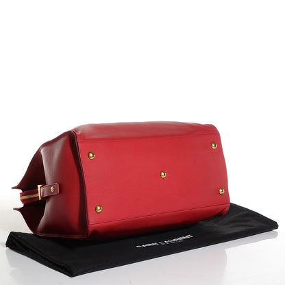 Saint Laurent Sheepskin Large Classic Y Cabas Red 4 of 9