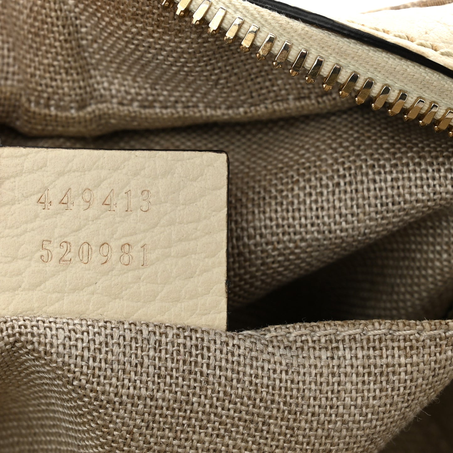 Monogram Dollar Calfskin Mini Bree Messenger Bag Beige Ebony Avoire